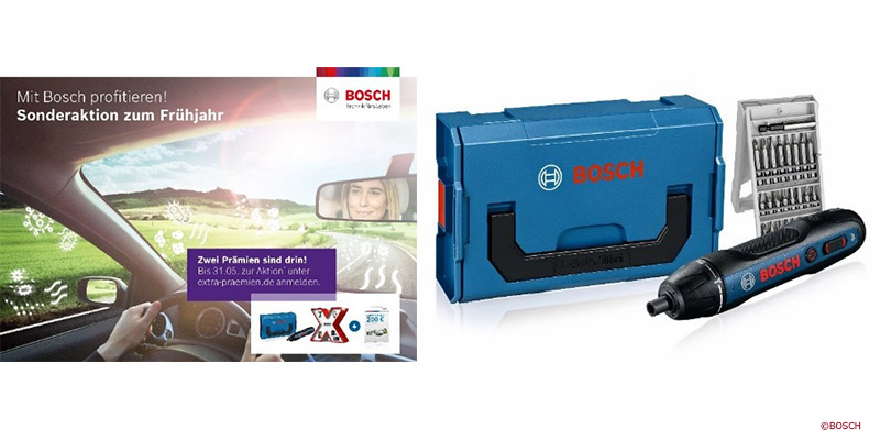 Bosch-Frühjahrsaktion Akku-Schrauber Go Professional