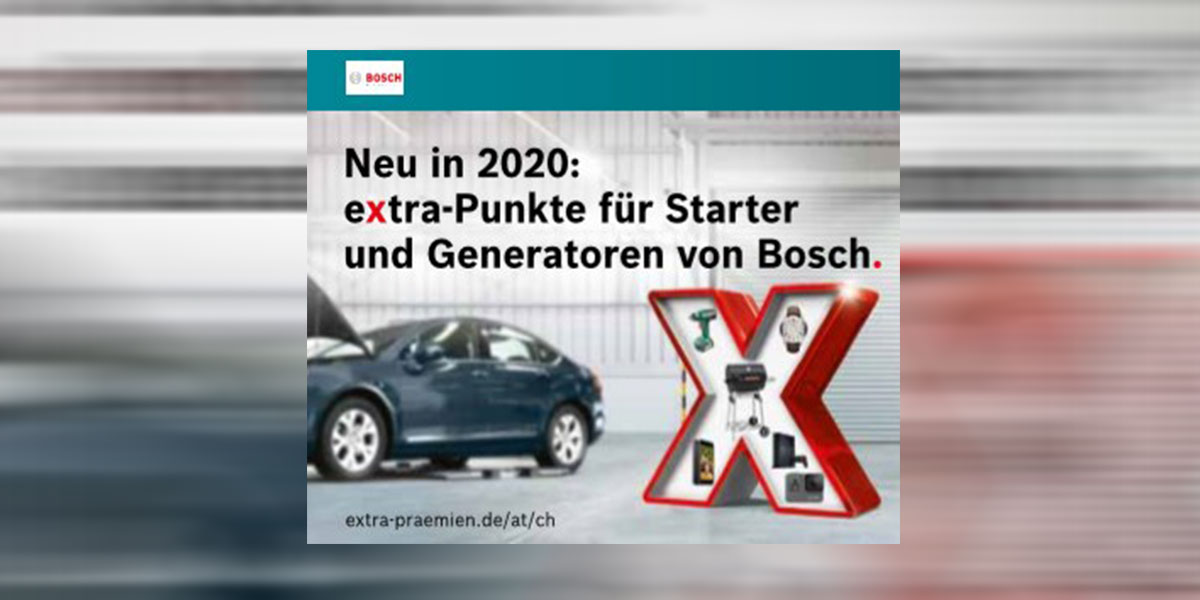 Bosch Starter mit Auto und X