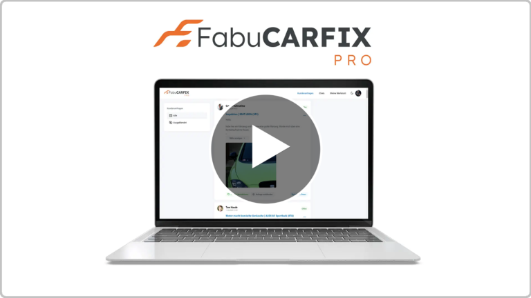 FabuCARFIX: Digitale Auftragsvermittlung für freie Werkstätten