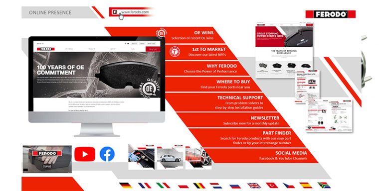 FERODO-Website: Mehr Content rund um die Bremsanlage