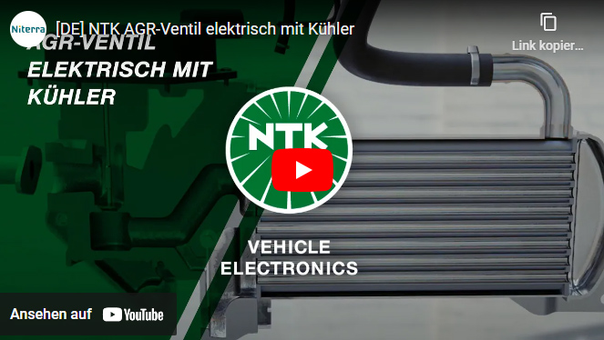 NTK AGR-Ventil elektrisch mit Kühler