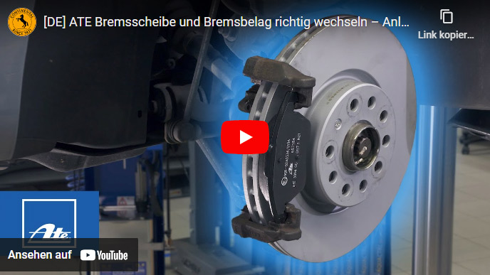 Perfectly changing the ATE brake disc and brake pad – instructions / ExpertTalk